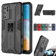 For Huawei P30 P40 P50 Pro Mate 30 40 Pro Phone Case Shockproof Bumper Armor Magnetic Bracket Lens Protective Shockproof Back Phone Cover