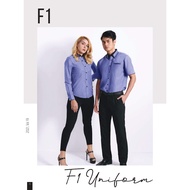 (F1 42) MAN OREN SPORT BAJU KORPORAT READY STOCK | UNIFORM CORPORATE OREN SPORT | CORPORATE SHIRT FO