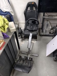 Logitech G923 賽車軚盤連腳踏及排檔 + Playseat賽車椅