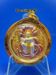 Thai Great Wealth/Fortune Phra Buddha Jatukam Ramathep Rian of Wat Mahathat Woromaha Vihan原庙精美天神泽度金(