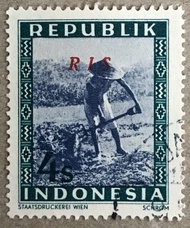 PW710-PERANGKO PRANGKO INDONESIA WINA REPUBLIK 4s ,RIS(M),USED