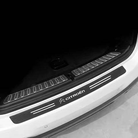Carbon Fiber Car Sticker Auto Door Trunk Protective Strip Anti Scratch Decal For Citroen C2 C3 C4 C5