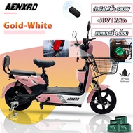 จักรยานไฟฟ้า รถไฟฟ้า 48V-12A ผู้ใหญ่ แบตเตอรี่ 4 ก้อน electric bike มีกระจกมองหลัง แบตเตอรี่สี่ก้อน