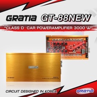 เพาเวอร์​คลาสดี​ Gratia รุ่น GT-88NEW 4500 watts.​ขับ​ซับ 10-12นิ้ว ได้ทุกสเปก  แรงจริง Korea คลาส​ด