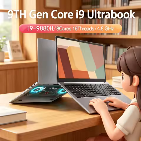 High-Speed 15.6 Inch Laptop Intel Core I9-12900H/i9-10885H Windows 11 Pro 2DDR4 2M.2 SSD Ultrabook C