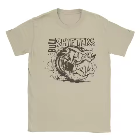 Retro Bull Shifters T-Shirt Men's 100%Cotton Short Sleeve Left 4 Dead 2 O-neck Summer Top Tee