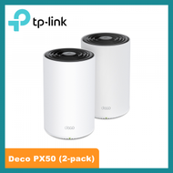 TP-Link - Deco PX50(2件裝) AX3000 WiFi 6 Plus + G1500 G.hn 電力線 Hybrid Mesh Router