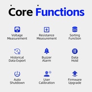 FNIRSI HRM-10 Battery Voltage Intemal Resistance Tester High-precision Trithium Lithium lron Phospha