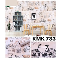 WALLPAPER WALPAPER WALLSTICKER SETIKER STICKER STIKER DEKORASI DINDING TEMBOK KULKAS KAMAR ANAK CEWE