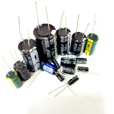 Electrolytic Capacitor 100V 1uF 2.2uF 3.3uF 4.7uF 10uF 22uF 33uF 47uF 68uF 100uF 150uF 220uF 330uF 4