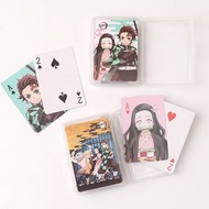 台灣直送🇹🇼現貨。鬼滅之刃Kimetsu no Yaiba啤牌撲克牌塑膠盒精裝版炭治郎禰豆子紙牌遊戲卡牌遊戲