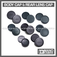 Body Cap &amp; Rear Lens Cap Canon DSLR Canon EOS M Canon EOS R Polos Nikn