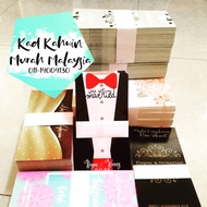 Kad Kahwin Murah 10cmx20cm + ✅ FREE E-CARD ✅ wedding card event kad jemputan door gift box candy box