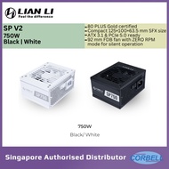 LIAN LI POWER SUPPLY SP750 v2 80 PLUS GOLD EFFICIENCY 750W Compact SFX psu ATX 3.1 & PCIe 5.0 ready 