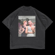 Oversize Hip Hop T-shirt Eminem x Eikichi Onizuka GTO Oversized T-shirt Anime Vintage