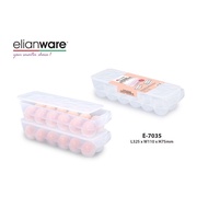 Elianware BPA FREE E-7035 Stackable Egg Holder with Cover Freezer Organizer (12 Eggs)