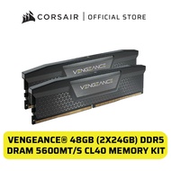 CORSAIR VENGEANCE® 48GB (2x24GB)/64GB (2x32GB)/96GB (2x48GB) DDR5 DRAM 5600MT/s CL40 Memory Kit