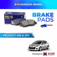 SANGSIN Front Brake Pad for Citroën Berlingo C3 C4 Xsara | Peugeot 206 208 307 2008 Partner – SP-124