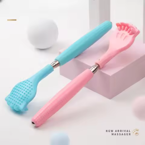 Extendable Back Scratcher Telescopic Scratching Hand Back Carding Stick Body Crab Relax Scraper for