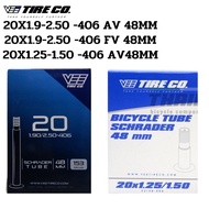Bicycle Inner Tube 20 Inches VEE TIRE CO Size 20X1.25/1.5 (406) 20X1.9-2.50 -406