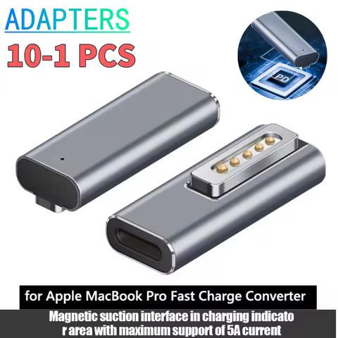Female Fast Charging Plug Converter Type C Female PD Adapter for Apple Magsafe 2 MacBook Pro Magnet 