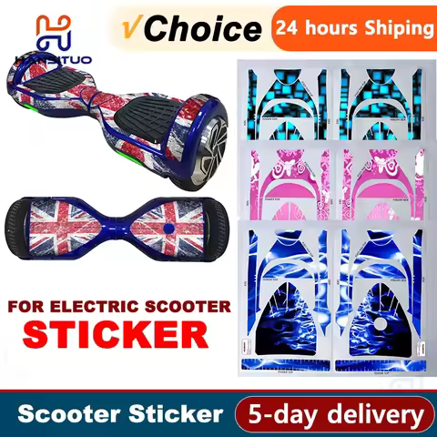 6.5 Inch Electric Scooter Sticker Hoverboard Gyro Scooter Skateboard Sticker Two Wheel Balance Board