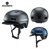 ROCKBROS Cycling Motorcycle Ultralight Protective Helmet city leisure bicycle helmet With Visor