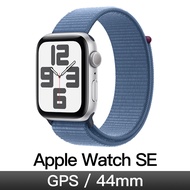 Apple Watch SE GPS 44mm 銀鋁/冬藍運動錶環 MREF3TA/A