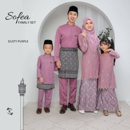 KURUNG SOFEA DUSTY PURPLE | Sedondon Raya | Baju Raya 2023 | Sedondon Family | Sedondon Ibu Anak | S