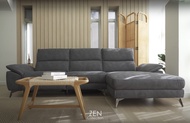 ZEN Collection Recliner Sofa Set รุ่น NAPOLI โซฟา แอลเชพ ปรับนอนไฟฟ้า 3ที่นั่ง