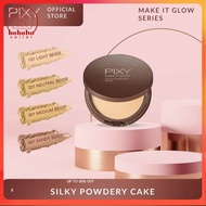 PIXY Make It Glow Silky Powdery Cake SPF35 PA+++ / Bedak Padat Natural