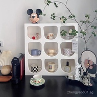 C·1 Rack Nine-Grid Desktop Organizer Sideboard Multi-Layer Storage Box Small Coffee Cup Holder