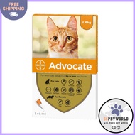 Advocate for Cats For Kittens & Small Cats Up To 4Kg (Orange) 3 Pack