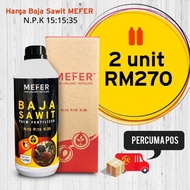 BAJA SAWIT MEFER NPK 15:15:35 [FREE POSTAGE] [2 LITER] BERATKAN BUAH SEAWAL 2 MINGGU