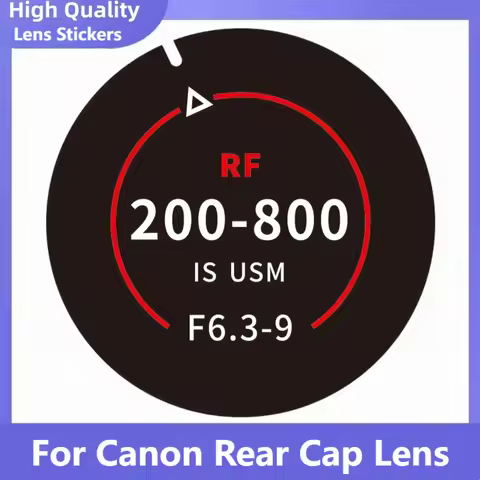 For Canon Rear Lens Cap Sticker Vinyl Wrap Film Decal Skin RF 24-70 70-200 28-70 24-105 15-35 100-50