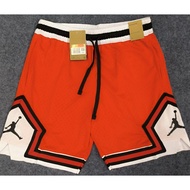 Jo/dan Outdoor Men Women Red Sports Shorts American Jor/dan Summer Casual Loose Breathable Basketbal