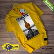 Kaos Distro SILVER VOLT APPAREL VESPA lengan pendek Terbaru / kaos pria 3 SECOND / kaos oblong pria