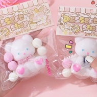 [baipeston] Squishy Toy Love Little Bear Mochi Soft Rubber Toy Cute Bear Pinching Slow Rebound Deion Vent Toy Stress Release Gift