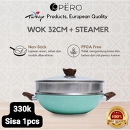 Pero steamer wok 32cm mint Color