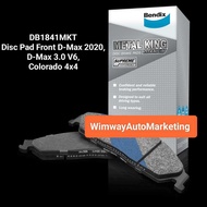 DB1841MKT ISUZU D-MAX , CHEVROLET COLORADO 3.0 , SILVERADO FRONT DISC PAD [ BENDIX METAL KING ]