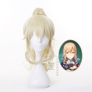 （Cosplay Wigs）30cm Game Genshin Impact Cosplay Jean Gunnhildr Wig Role