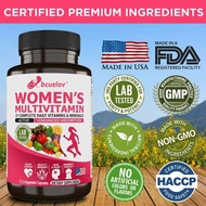 100% Original Products.120 Capsule.100% Organics Women's Multivitamin Supplement.Vitamins B1,B2,B3,B