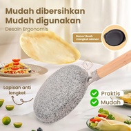 Crepe Maker Mold Kwalik Pan Pan for Risol Skin, Omelette Cake, Crepes, Bonus Dough Bowl ||