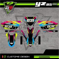 DECAL BEBEK TRAL YZ NEW 85 DECAL YZ STRIPING YZ STICKER YZ NEW 85 01