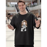 2Y815 [AIYOU] Lelaki Baju T Shirt Men Tshirt XL-5XL   Men's Round Neck Korean Style Oversized Tops C