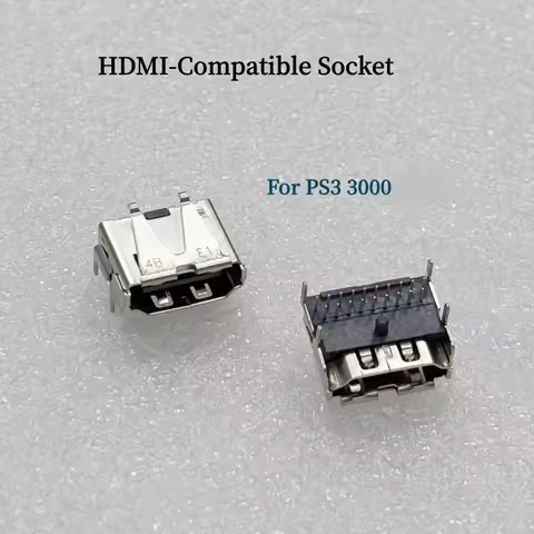 20pcs Original New HDMI-compatible Port Socket Connector Jack Interface Replacement for Playstation 