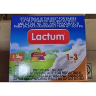 Lactum 1-3yrs old 2.3kg and 3KG