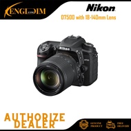 Nikon D7500 DSLR Camera with 18-140mm Lens (Nikon Malaysia Warranty)