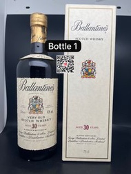 舊版 Ballantine’s 30 years Ballantine30 Blended Scotch Whisky 700ml 百齡罈30 蘇格蘭威士忌 萬聖節 中秋節 聖誕節 禮物 賀禮 飲宴 