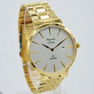 ALEXANDRE CHRISTIE AC 8539 PRIA KACA SAPPHIRE GOLD WHITE ORIGINAL